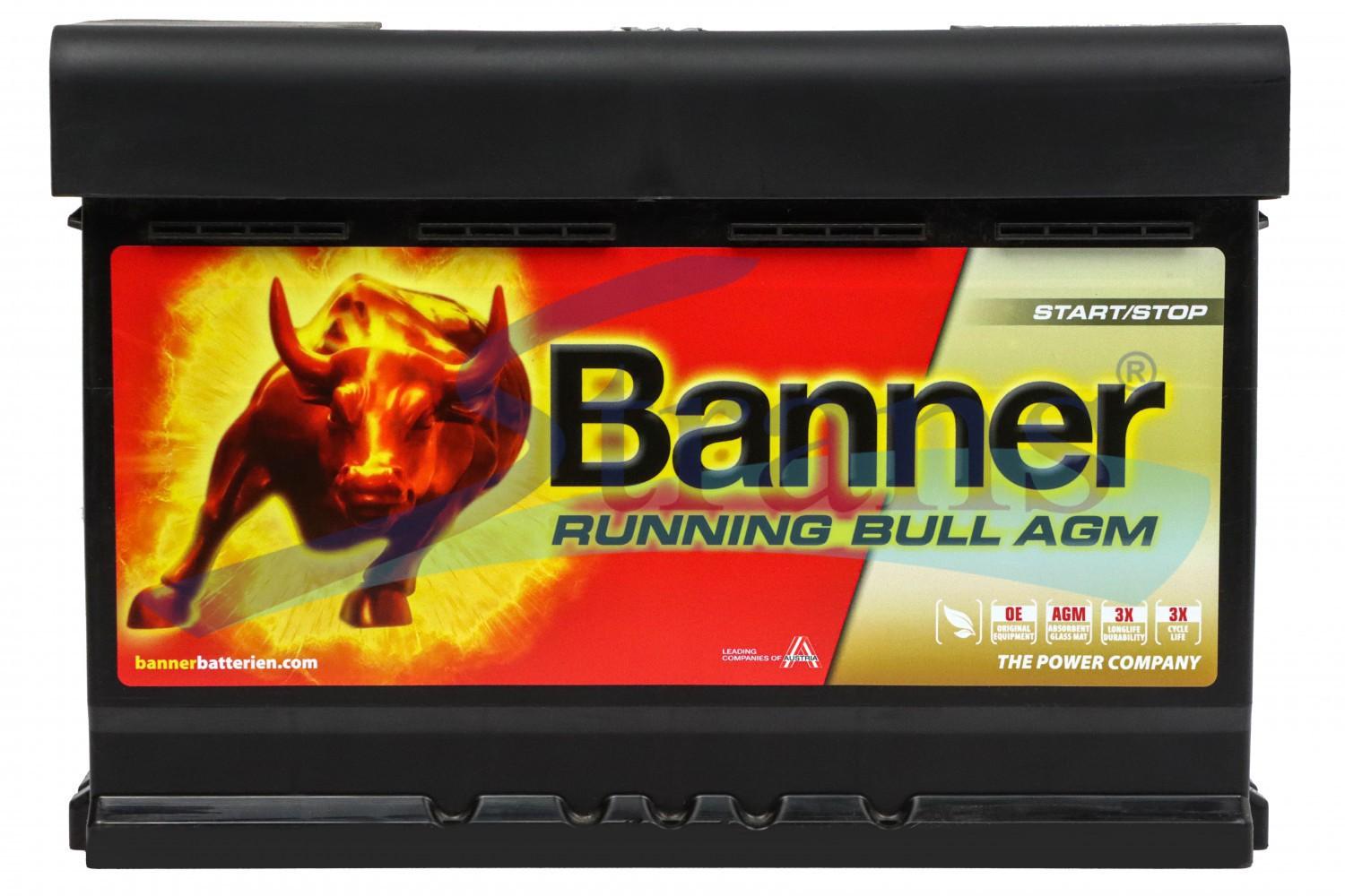 АКУМУЛЯТОР AGM 12V 70AH 760A R+ RUNNING BULL 278*175*190MM AGM57001
