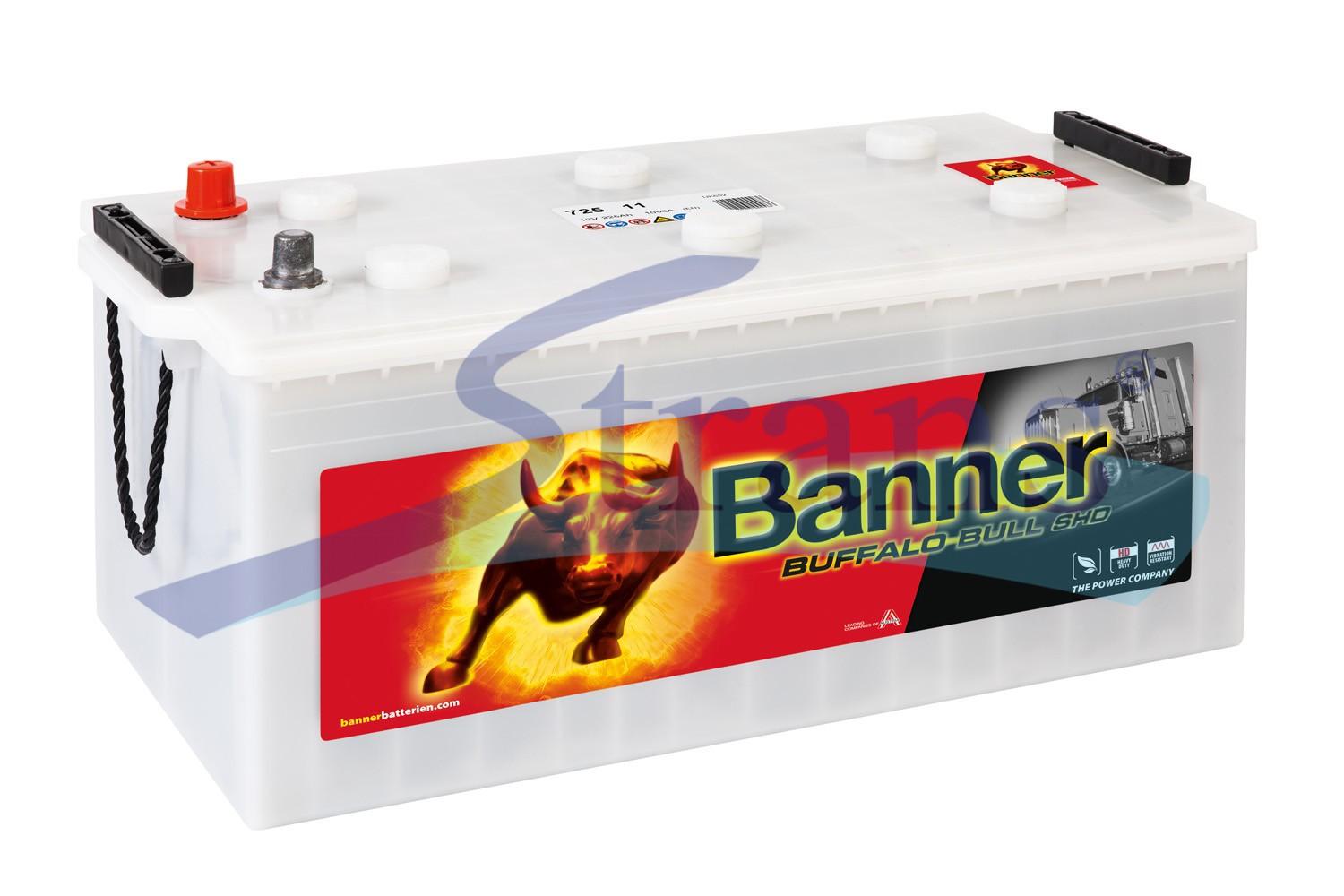 АКУМУЛЯТОР 12V 225AH 1150A EN BUFFALO BULL SHD L+  517*273*240MM SHD72511