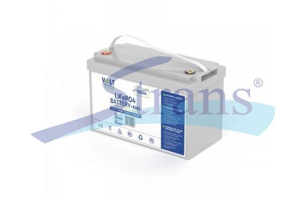 АКУМУЛЯТОР LIFEPO4 (ЛІТІЙ-ЗАЛІЗО-ФОСФАТНИЙ) 12V 100AH 100A BMS 214*172*329MM (ДЛЯ КОТЛІВ, СОНЯЧНИХ БАТАРЕЙ, ДБЖ, КЕМПІНГІВ..) 6AKLI10012