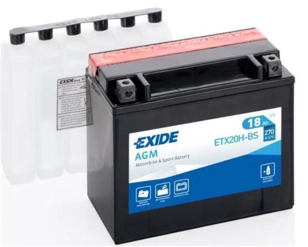 МОТОАКУМУЛЯТОР 12V 18AH 270A L+ 175*87*155MM EXIETX20HBS