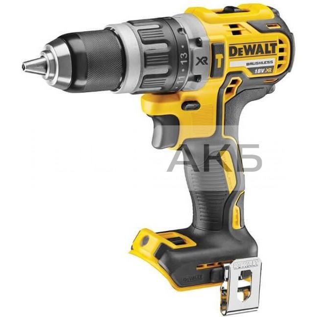 ДРИЛЬ-ШУРУПОВЕРТ АКУМУЛЯТОРНИЙ УДАРНИЙ DEWALT 18V 70NM 0-550/0-2000 ОБ/ХВ 0-9350/34000 УД/ХВ ПАТРОН 13MM (БЕЗ АКБ ТА ЗП) DCD796N