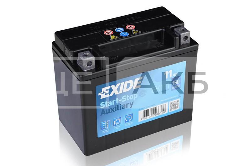АКУМУЛЯТОР AGM EXIDE 12V 11AH 150A L+ 150*90*130MM EK111