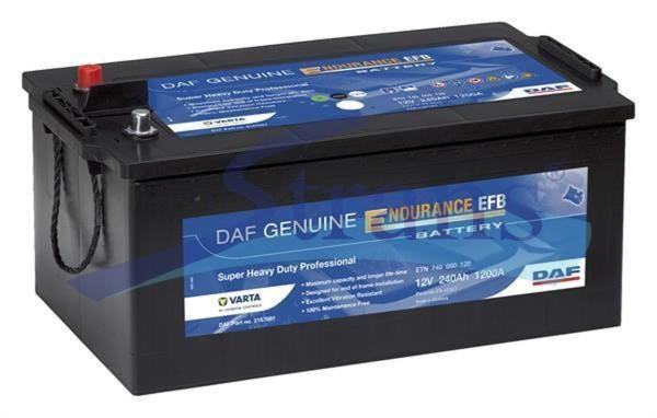 АКУМУЛЯТОР 12V 240AH 1200A PROMOTIVE EFB L+ 518*276*242MM 740500120