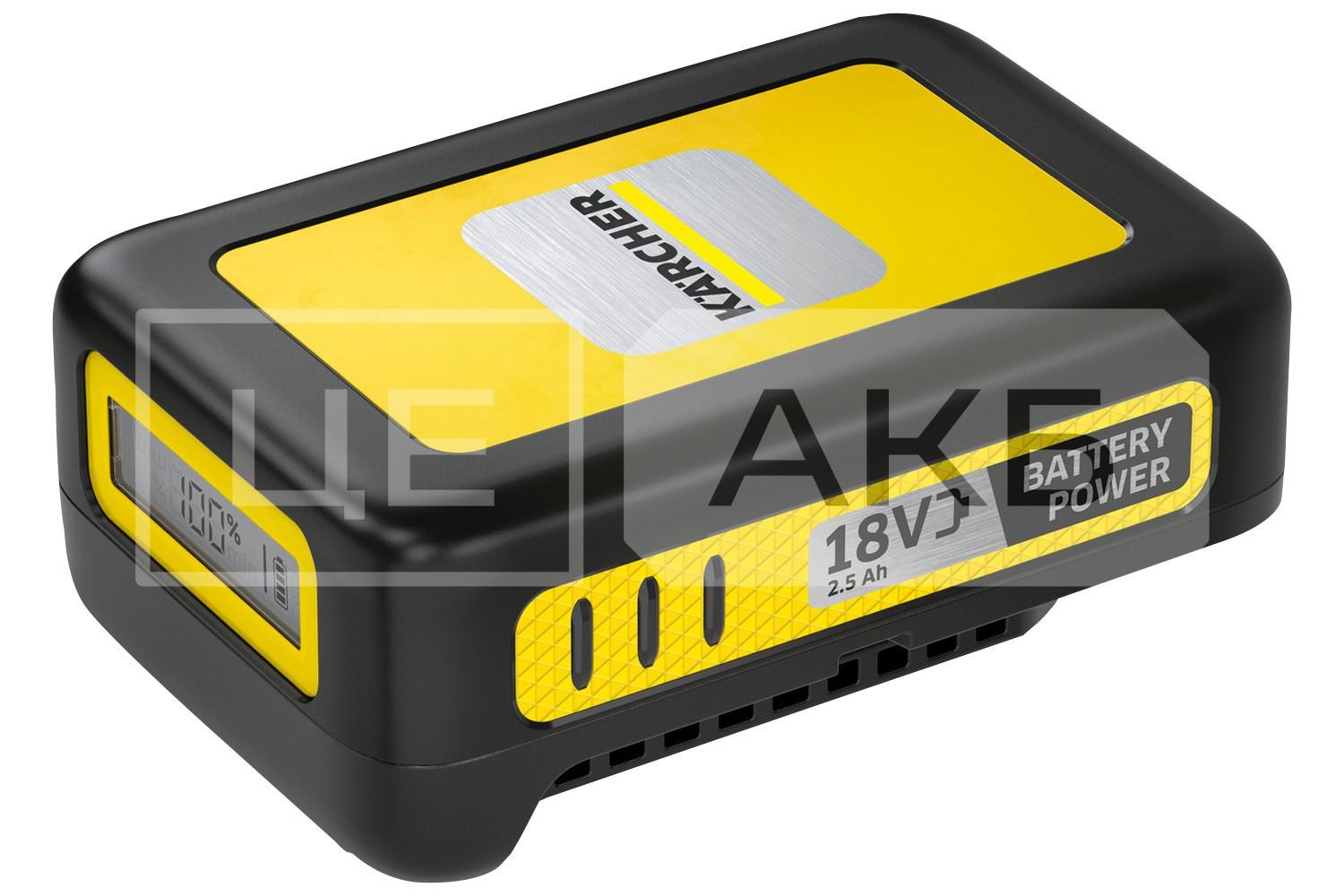АКУМУЛЯТОР ЗМІННИЙ KARCHER 18V 2.5A 24450340