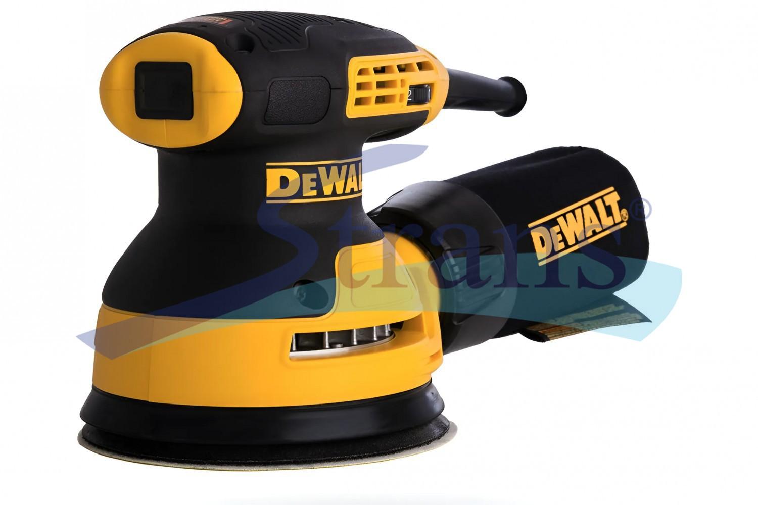 ШЛІФМАШИНА ЕКСЦЕНТРИКОВА МЕРЕЖЕВА DEWALT 280W Ø125MM 8000-12000 ОБ/ХВ DWE6423