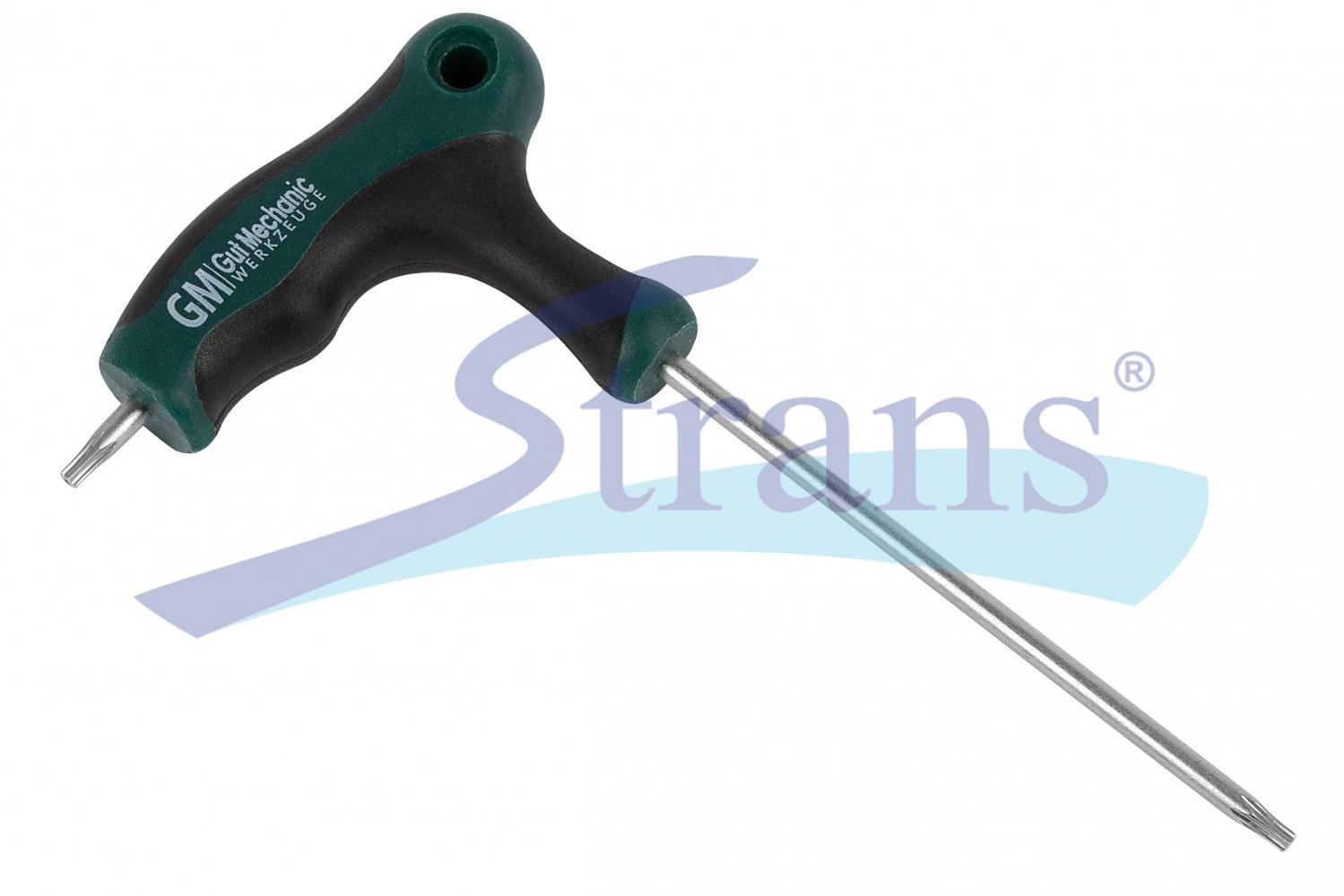 КЛЮЧ ШЕСТИГРАННИЙ Т-ПОДІБНИЙ TORX T9 S2 "ЗІРКА" (З РУЧКОЮ) TSK00910