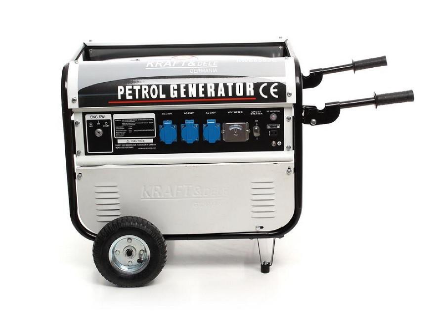 ГЕНЕРАТОР БЕНЗИНОВИЙ KRAFT&DELE 12/230V 5200W ОДНОФАЗНИЙ РУЧНИЙ/ЕЛЕКТРОСТАРТЕР KD119CU