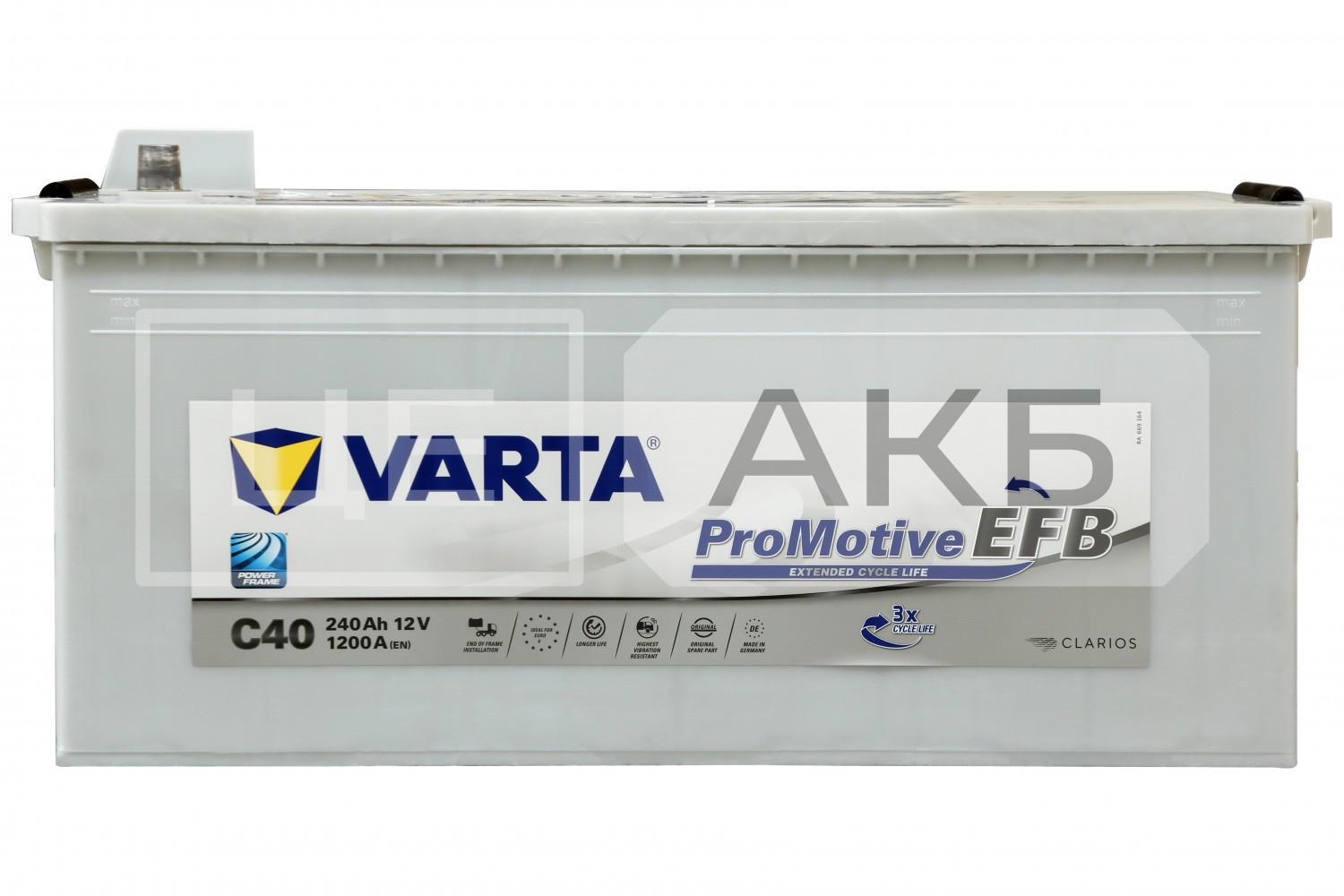 АКУМУЛЯТОР 12V 240AH 1200A PROMOTIVE EFB L+ 518*276*242MM (ПІДМІННИЙ ФОНД) 740500120