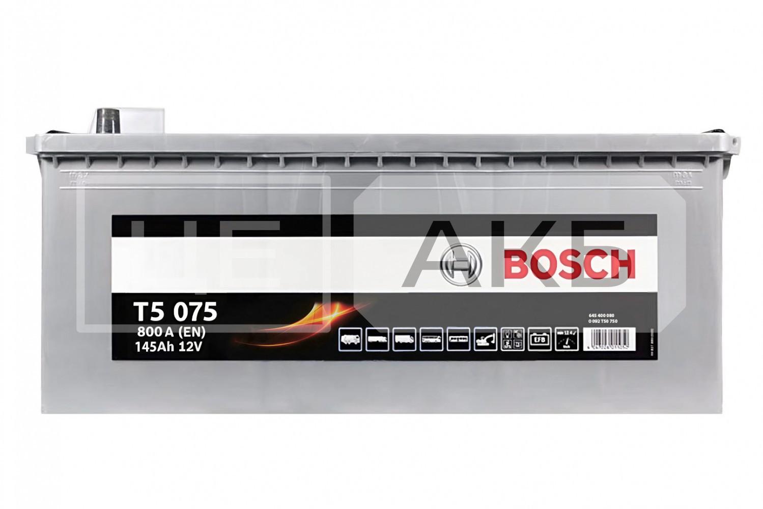 АКУМУЛЯТОР 12V 145AH/800A T5 L+ 514*189*220MM 0092T50750
