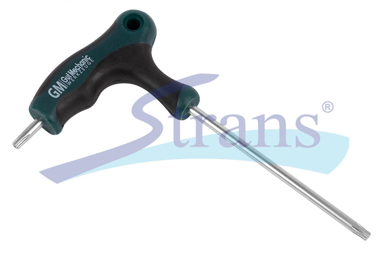 КЛЮЧ ШЕСТИГРАННИЙ Т-ПОДІБНИЙ TORX T15 S2 "ЗІРКА" (З РУЧКОЮ) TSK01510