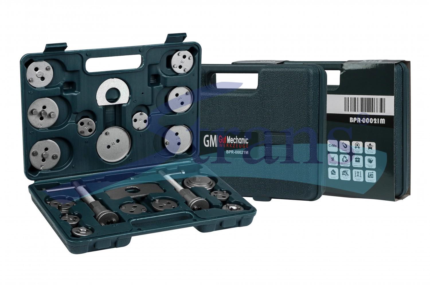 НАБІР ДЛЯ РЕМОНТУ ГАЛЬМІВНИХ ПОРШНІВ GUT MECHANIC 21ШТ BPR00021M