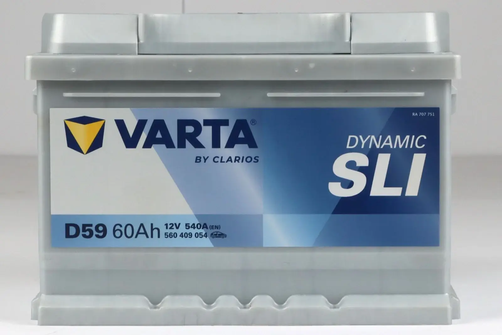 АКУМУЛЯТОР 12V 60AH 540A R+ DYNAMIC SLI 242*175*175MM 560409054