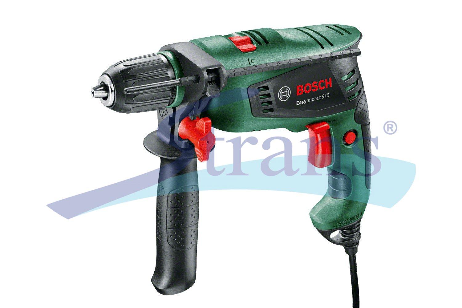 ДРИЛЬ УДАРНИЙ МЕРЕЖЕВИЙ BOSCH EASYIMPACT 570W ПАТРОН 1,5-13 MM ОБОР. 50-3 000/0-33 000 ОБ/ХВ 0603130120
