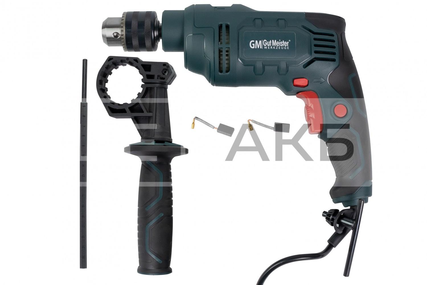 ДРИЛЬ УДАРНИЙ GUT MEISTER 650W 0-2800 ОБ/ХВ ПАТРОН 13MM ID13065