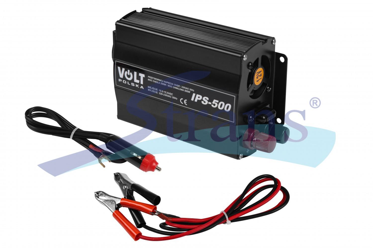 ПЕРЕТВОРЮВАЧ НАПРУГИ 12V/230V 350/500W IPS-500 3IPS050012