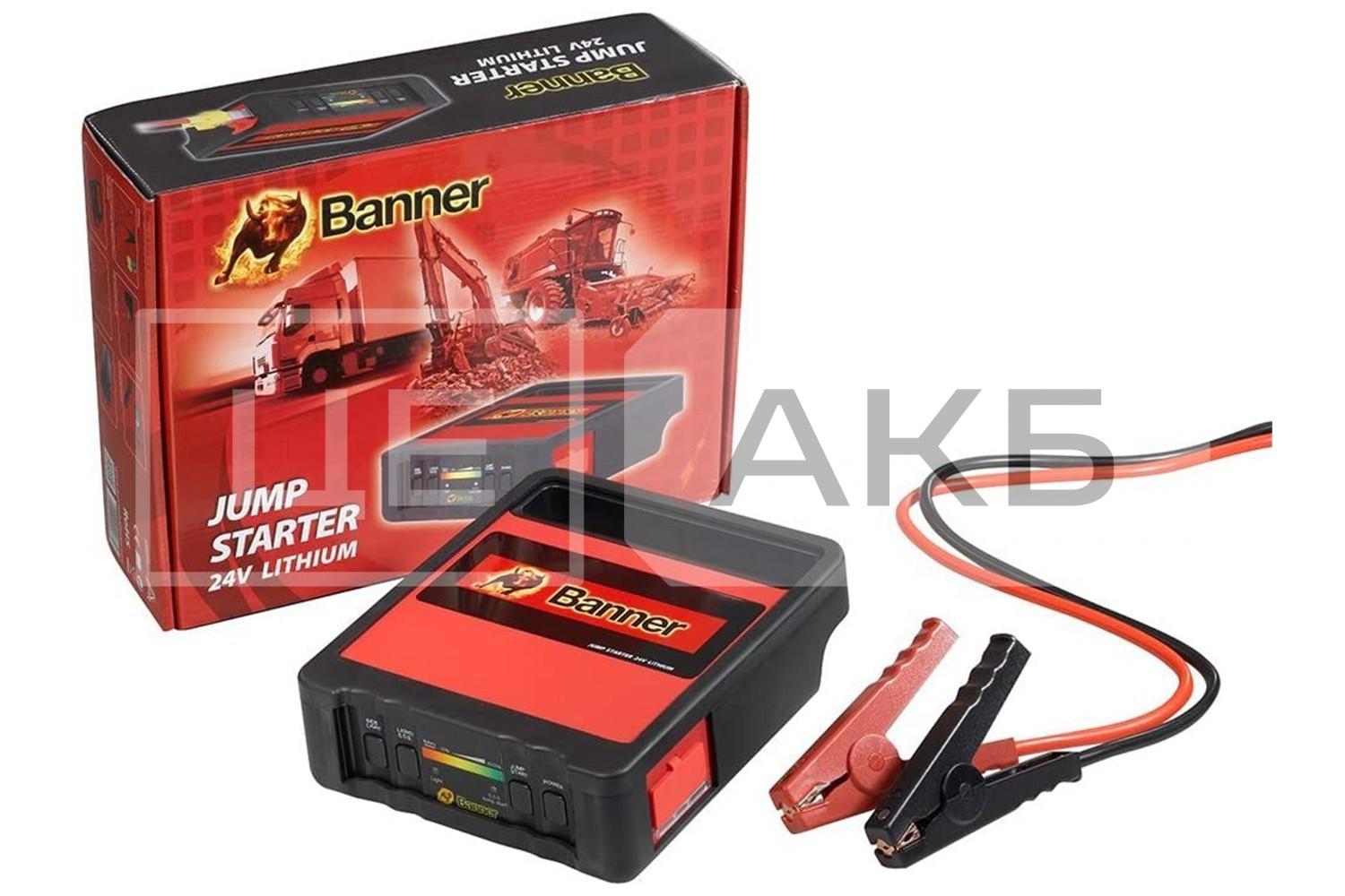 ПРИСТРІЙ ПУСКОВИЙ (БУСТЕР) BANNER 24V 1000A 9000MAH 1220009000