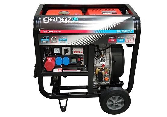 ГЕНЕРАТОР ДИЗЕЛЬНИЙ GENEZO AN12000FDP 2022 РІК 11.87KVA 9.5KW 230/400V ТРИФАЗНИЙ/ОДНОФАЗНИЙ ЕЛЕКТРОСТАРТЕР AN12000FDP