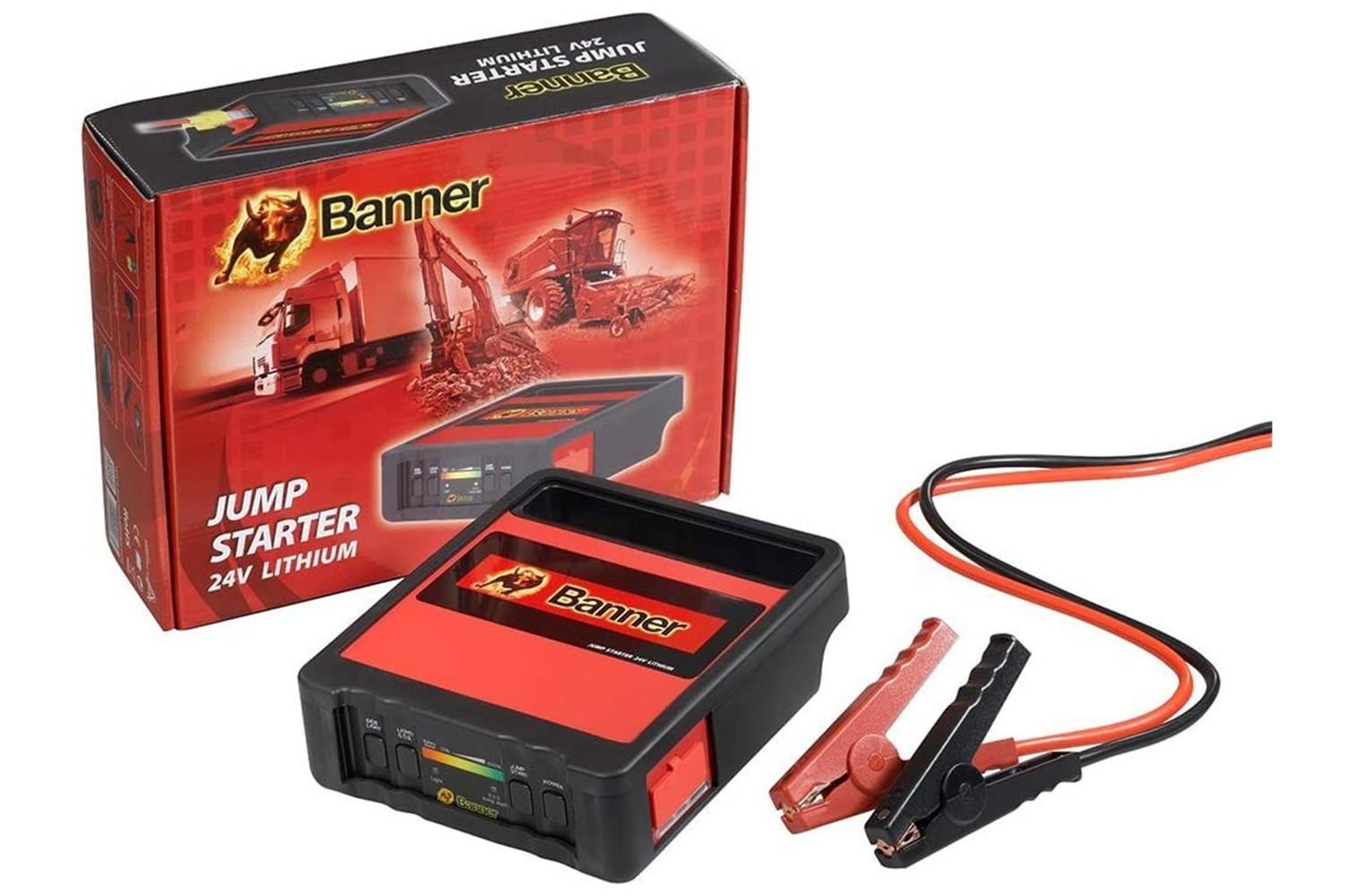 ПРИСТРІЙ ПУСКОВИЙ (БУСТЕР) BANNER 24V 1000A 9000MAH 1220009000