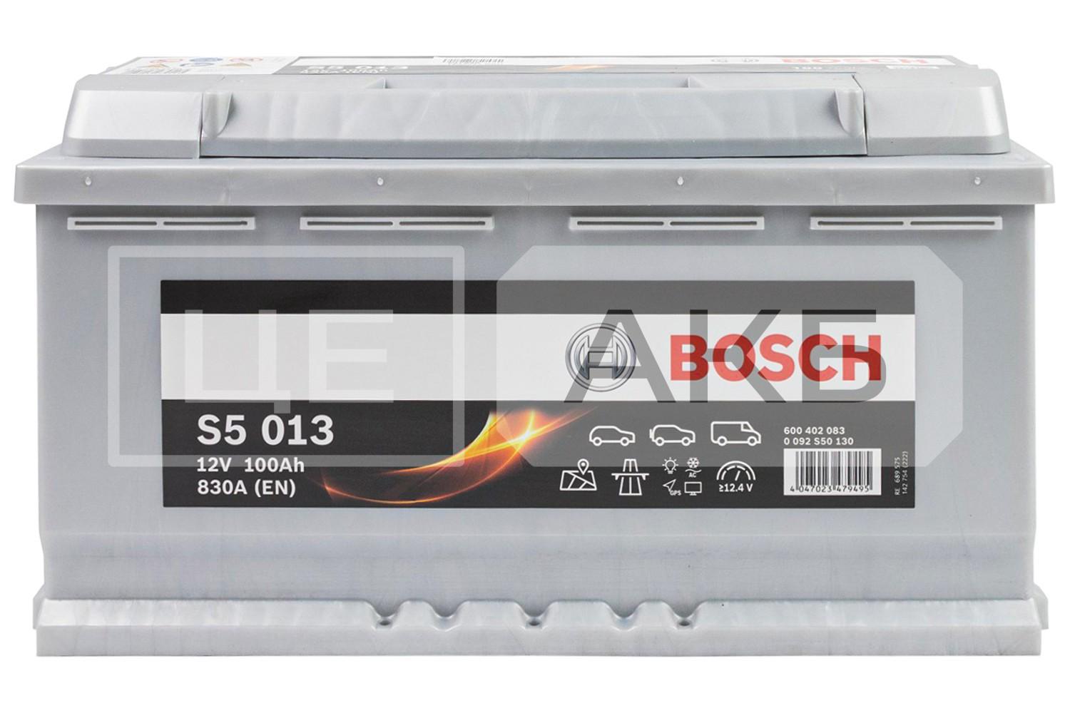 АКУМУЛЯТОР 12V 100AH 830A S5 R+ 353*175*190MM 0092S50130