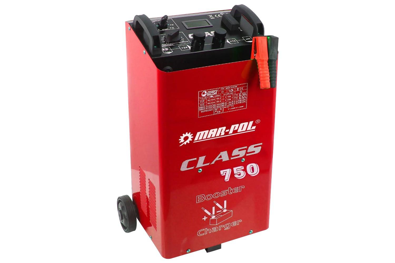 ПРИСТРІЙ ПУСКОЗАРЯДНИЙ MAR-POL 12V-63A, 24V-60A, MIN 60AH, 2800W M82514