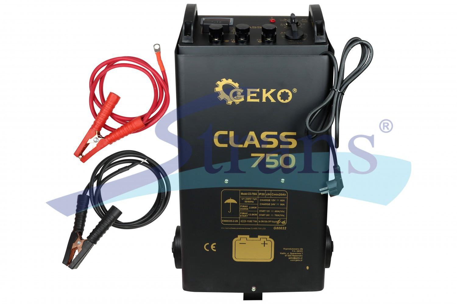 ПРИСТРІЙ ПУСКОЗАРЯДНИЙ GEKO CLASS 750 12/24V 400/700A MIN-20AH G80032PRO39