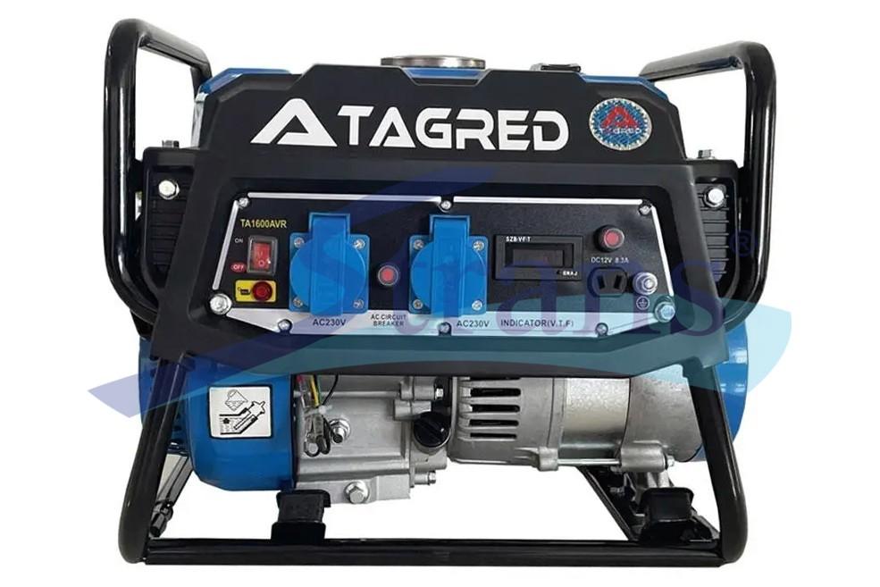 ГЕНЕРАТОР БЕНЗИНОВИЙ TAGRED TA1600AVR 1.25/1.6KW 1.56/2.0KVA 230V AVR ОДНОФАЗНИЙ РУЧНИЙ ЗАПУСК TA1600AVR