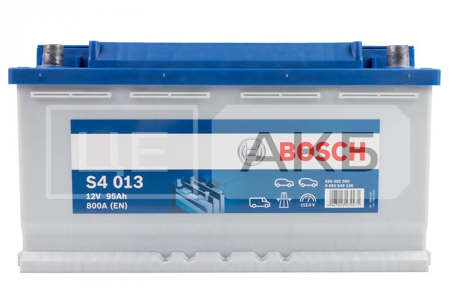 АКУМУЛЯТОР 12V 95AH 800A S4 R+ 353*175*190MM 0092S40130