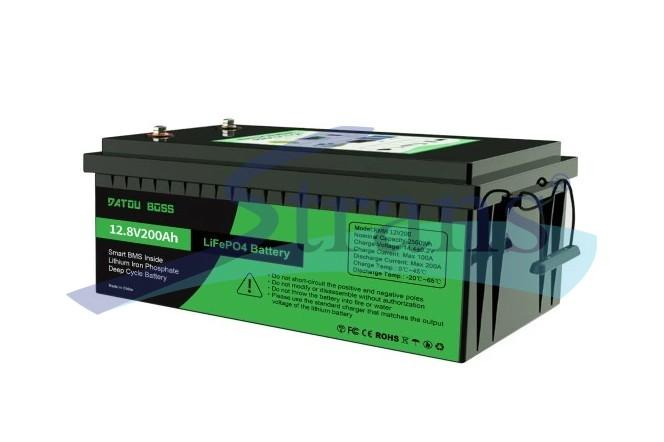 АКУМУЛЯТОР LIFEPO4 (ЛІТІЙ-ЗАЛІЗО-ФОСФАТНИЙ) 12V 200AH 100A BMS 220*250*500MM (ДЛЯ КОТЛІВ, СОНЯЧНИХ БАТАРЕЙ, ДБЖ, КЕМПІНГІВ..)