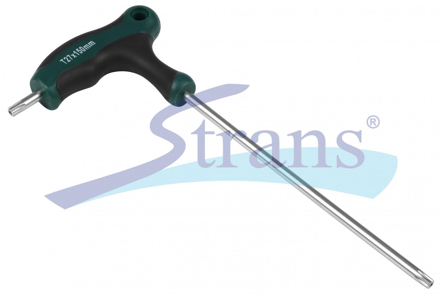 КЛЮЧ ШЕСТИГРАННИЙ Т-ПОДІБНИЙ TORX T27 S2 "ЗІРКА" (З РУЧКОЮ) TSK02710