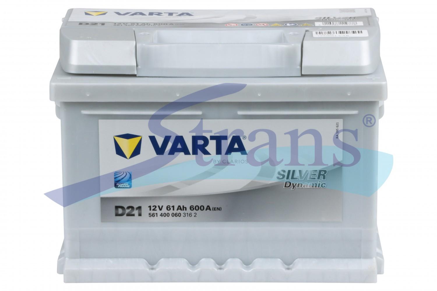 АКУМУЛЯТОР 12V 61AH 600A R+ DYNAMIC SLI 242*175*175MM 561400060