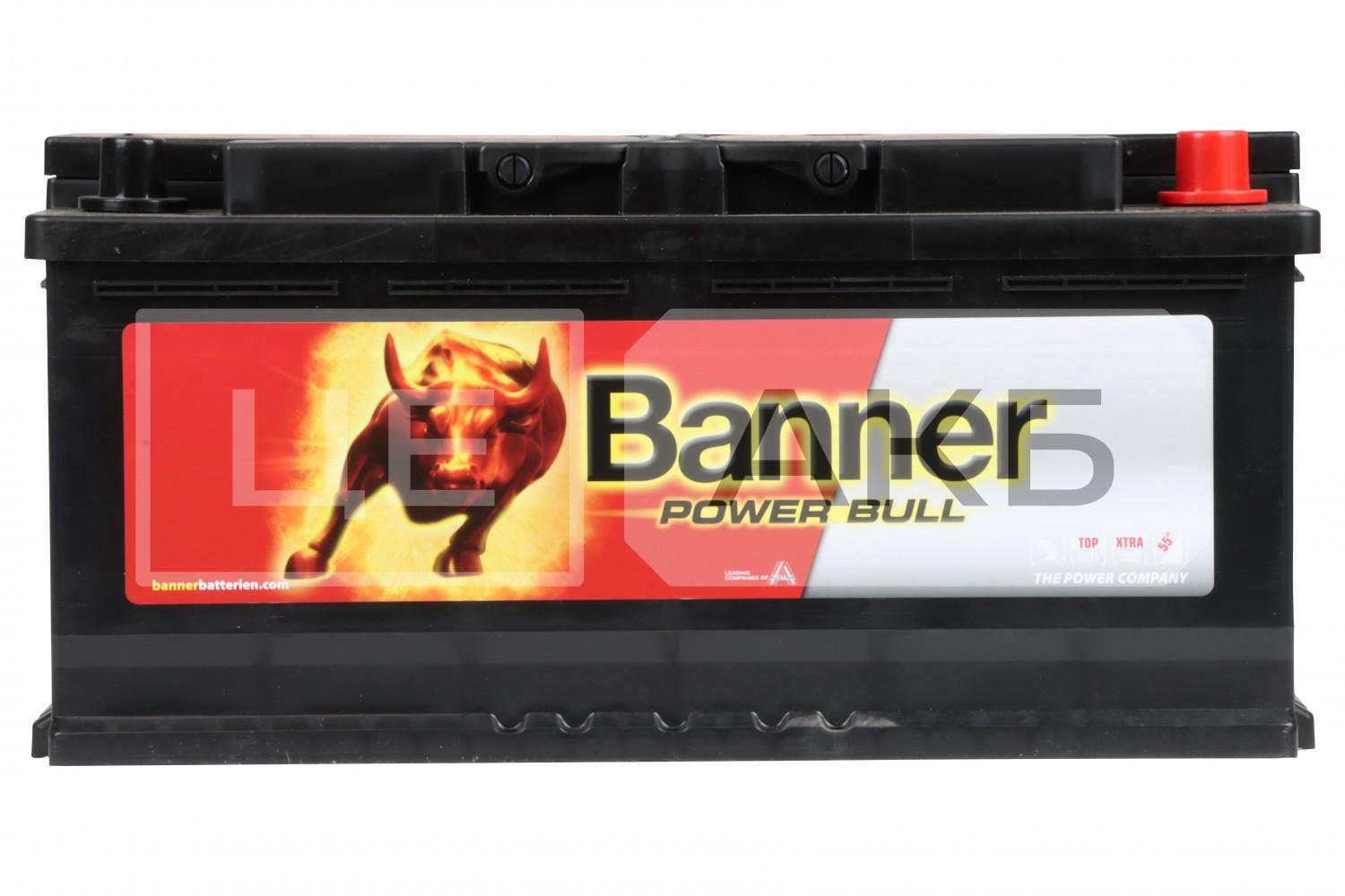 АКУМУЛЯТОР 12V 110AH 900A R+ POWER BULL 394*175*190MM P11040
