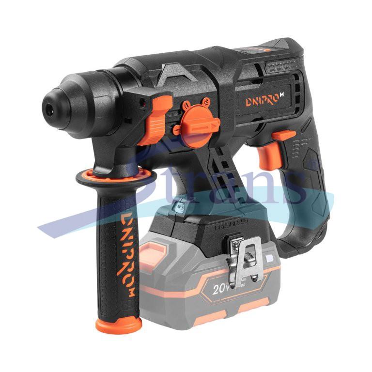 ПЕРФОРАТОР АКУМУЛЯТОРНИЙ БЕЗЩІТКОВИЙ DNIPRO-M DHR-201BC COMPACT 20V 2J 0-1400 ОБ/ХВ 0-4500 УД/ХВ  (БЕЗ АКБ І ЗП)