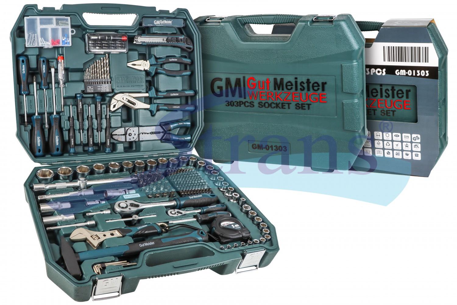НАБІР ІНСТРУМЕНТІВ GUT MEISTER 303 ШТ. GM01303