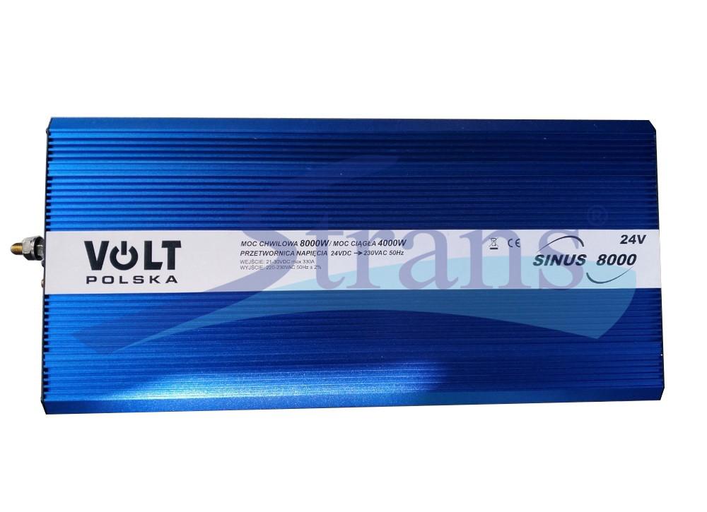 ПЕРЕТВОРЮВАЧ НАПРУГИ VOLT SINUS 24V/230V 4000/8000W (ПРАВИЛЬНА (ЧИСТА) СИНУСОЇДА) 3SIPS80002PRZ221