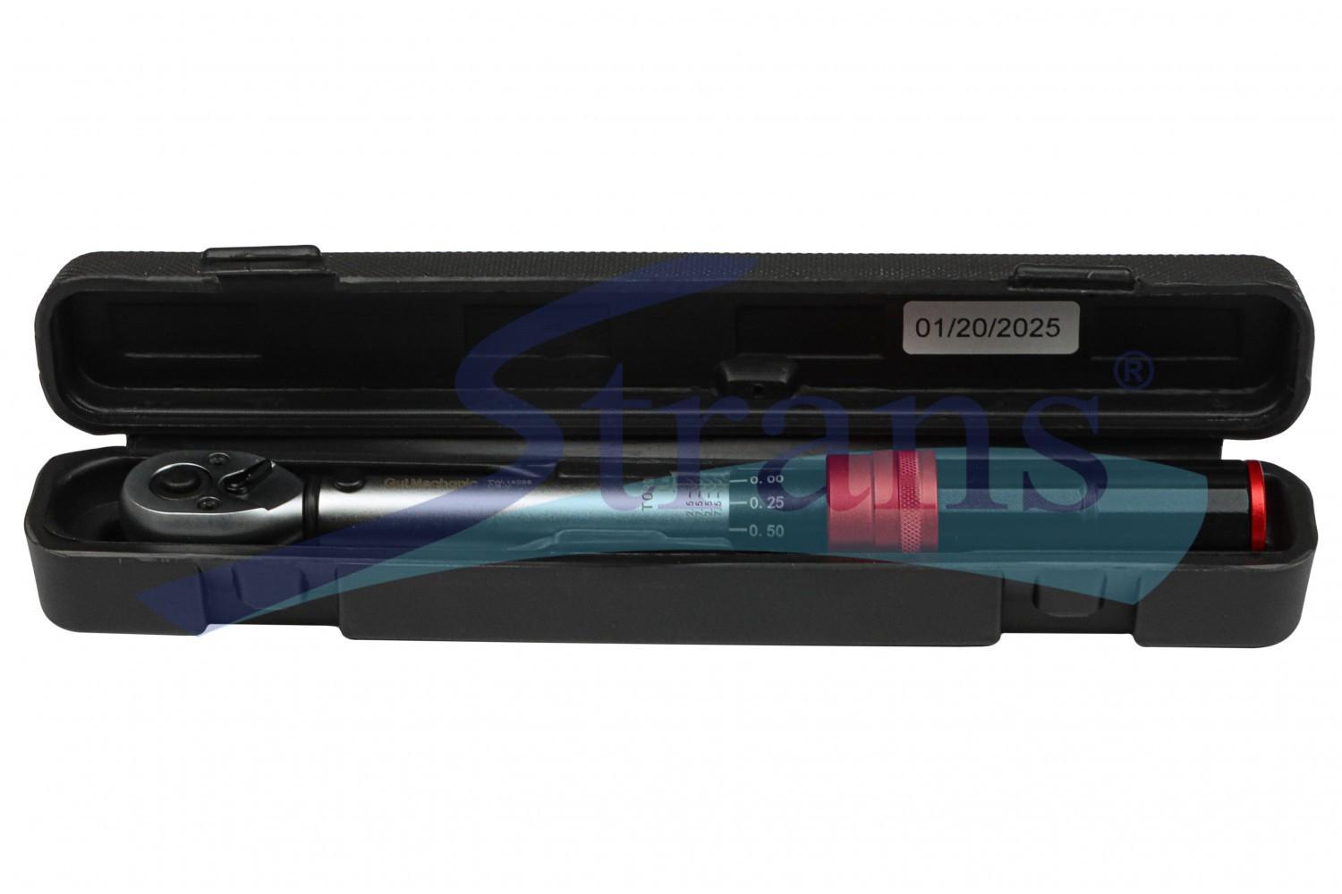 КЛЮЧ ДИНАМОМЕТРИЧНИЙ 1/4" 5-25NM L-240MM TW14025