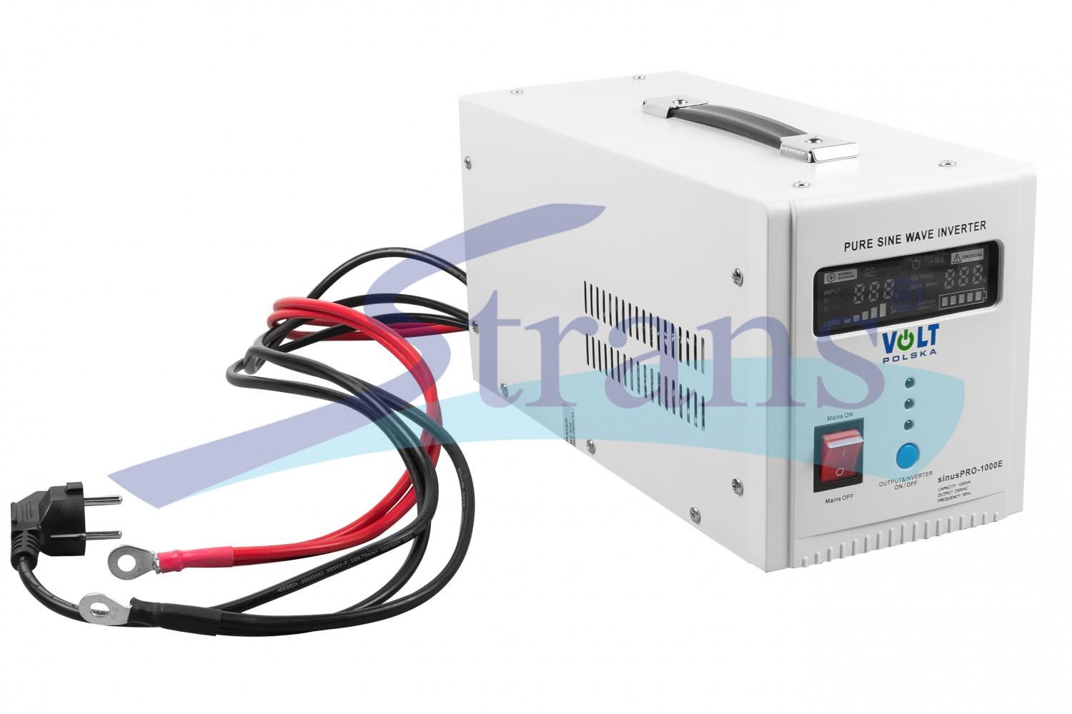 ДЖЕРЕЛО БЕЗПЕРЕБІЙНОГО ЖИВЛЕННЯ (UPS) VOLT SINUS PRO 1000E 12/230V (700/1000W) 10A  (ПРАВИЛЬНА (ЧИСТА) СИНУСОЇДА) 3SP091012EPRZ72