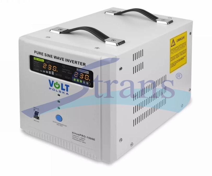 ДЖЕРЕЛО БЕЗПЕРЕБІЙНОГО ЖИВЛЕННЯ VOLT POLSKA SINUS PRO 1500E 12/230V 1000/1500W (ПРАВИЛЬНА (ЧИСТА) СИНУСОЇДА) 3SP091512E