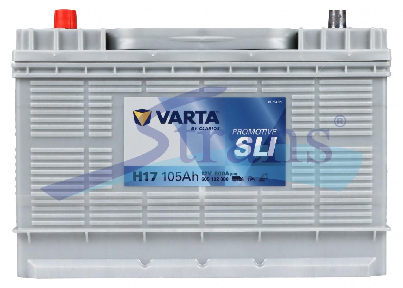 АКУМУЛЯТОР 12V 105AH 800A L+ PROMOTIVE SLI 330*172*240MM 605102080