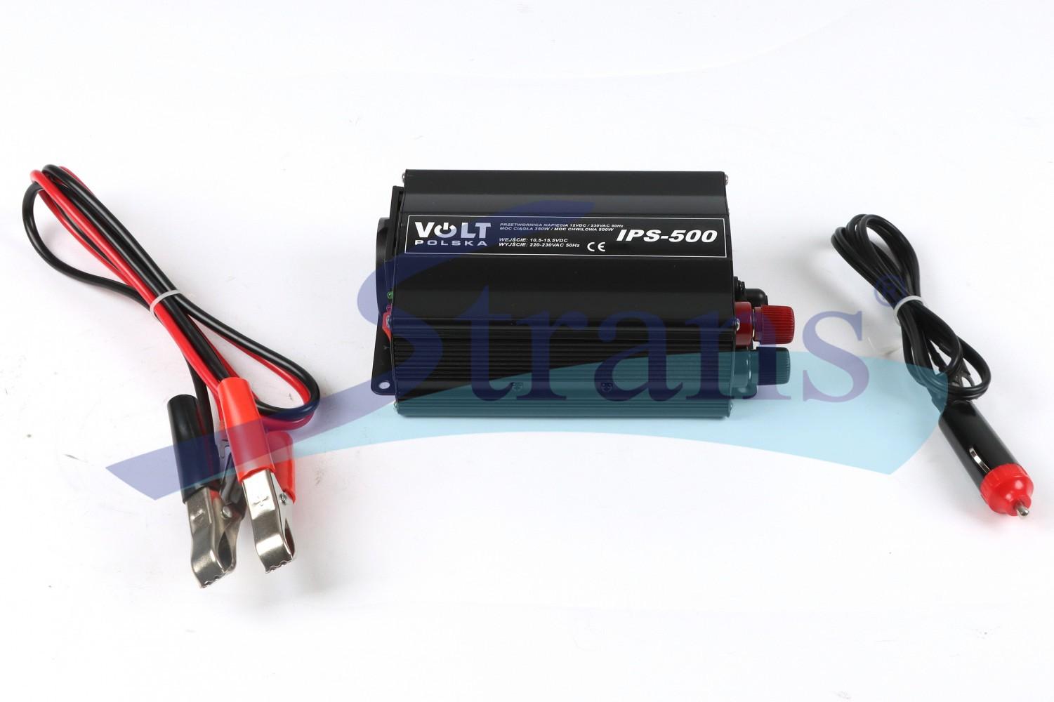 ПЕРЕТВОРЮВАЧ НАПРУГИ 12V/230V 350/500W IPS-500 3IPS050012PRZ22