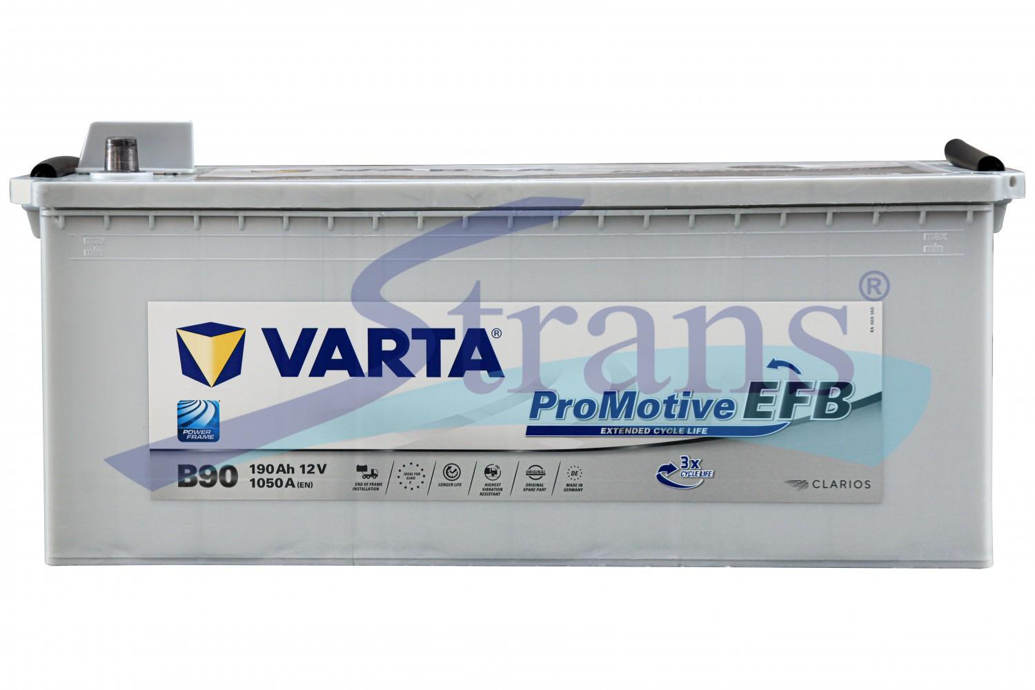 АКУМУЛЯТОР 12V 190AH 1050A L+ PROMOTIVE EFB  513*223*223MM 690500105
