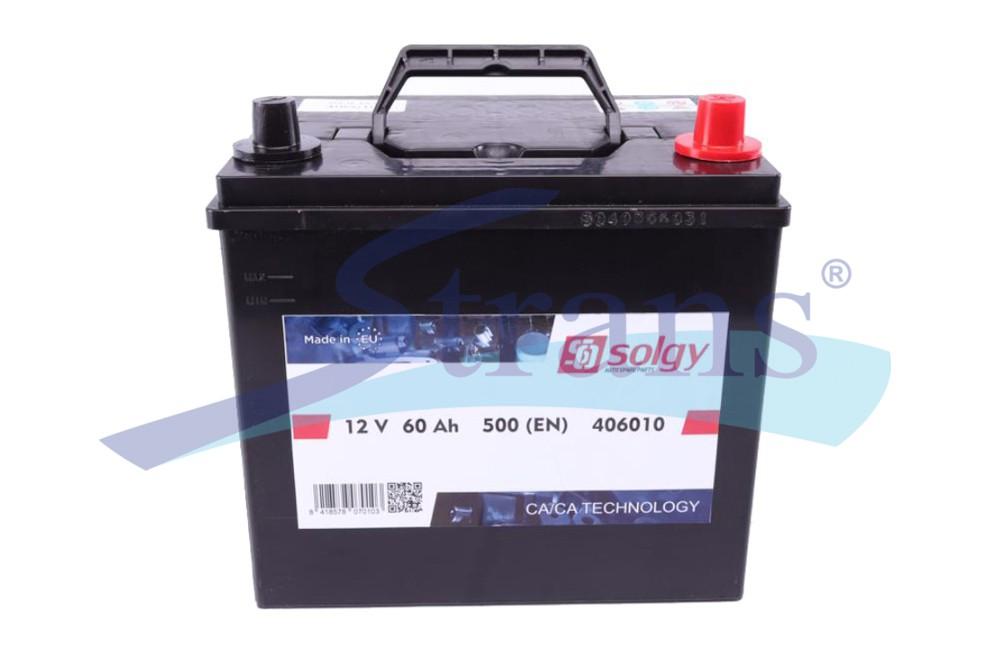 АКУМУЛЯТОР 12V 60AH 500A R+ 230*172*222MM 406010
