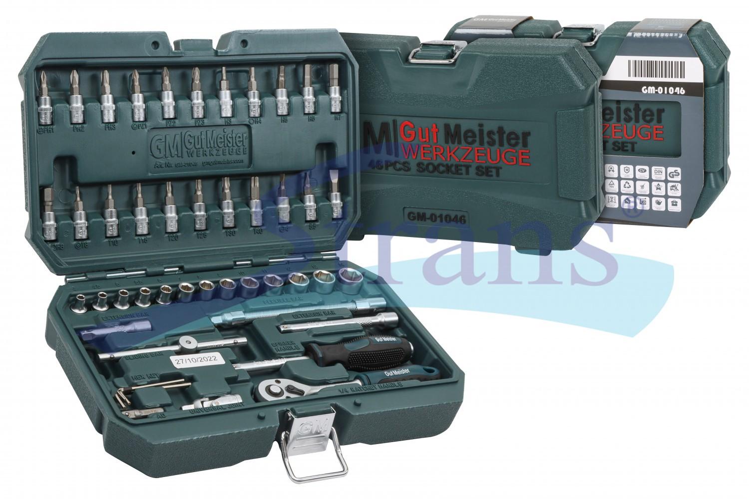 НАБІР ІНСТРУМЕНТІВ GUT MEISTER 46ШТ GM01046