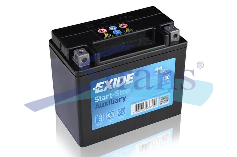 АКУМУЛЯТОР AGM EXIDE 12V 11AH 150A L+ 150*90*130MM EK111