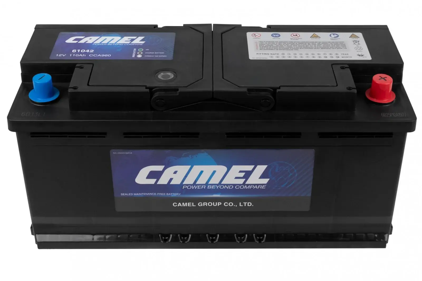 АКУМУЛЯТОР 12V 110AH 960A R+ 394*175*190MM 61042