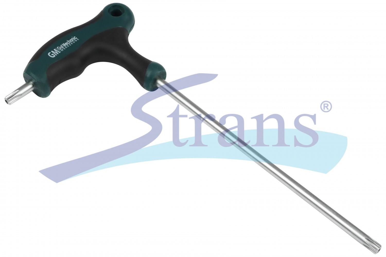 КЛЮЧ ШЕСТИГРАННИЙ Т-ПОДІБНИЙ TORX T30 S2 "ЗІРКА" (З РУЧКОЮ) TSK03010